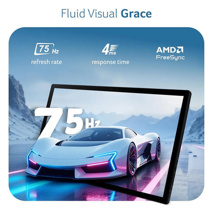 Acer UT242Y 23.8 Inch Full HD Touch Screen Monitor featuring 75Hz refresh rate 4ms response time and AMD FreeSync support -tpstech.in