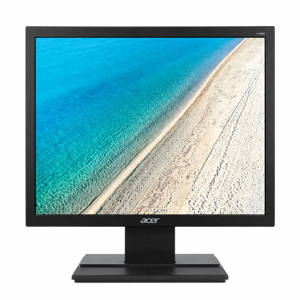 Acer V196L 19-Inch IPS LED Monitor with HDMI & VGA Front Display View -tpstech.in