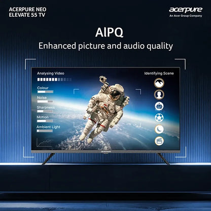 Acerpure AP55UG75PELN5 55 inch Smart TV with AIPQ enhanced picture and audio quality technology -tpstech.in
