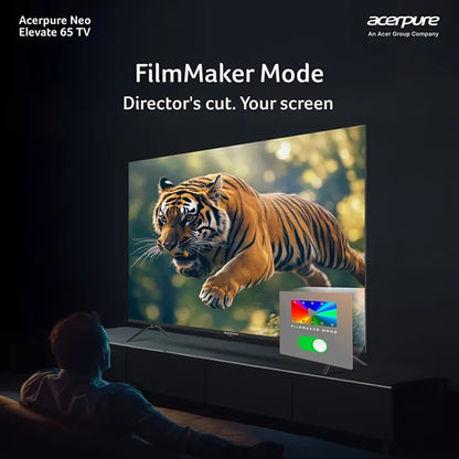 Acerpure AP65UG75PELN5 65 inch TV with Filmmaker Mode for cinematic viewing -tpstech.in