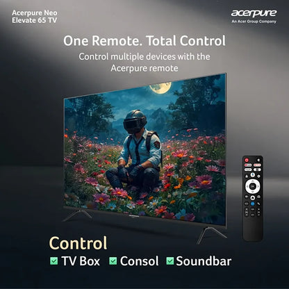 Acerpure AP65UG75PELN5 remote control for TV box, console and soundbar control -tpstech.in