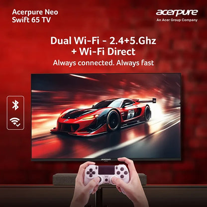 Acerpure AP65UG75PSFN5 65 inch Smart TV with dual-band 2.4GHz and 5GHz Wi-Fi and Wi-Fi Direct -tpstech.in