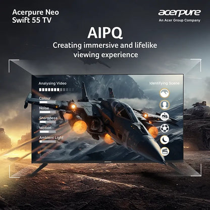 Acerpure Swift Neo 55 Inch 4K Smart TV with AIPQ intelligent picture enhancement technology -tpstech.in