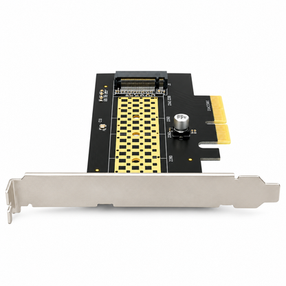 Aditron AI-DA201N 1P PCIe M.2 NVMe SSD Adapter Rear Bracket View -tpstech.in