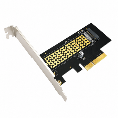 Aditron AI-DA201N 1P PCIe M.2 NVMe SSD Adapter Right Isometric View -tpstech.in