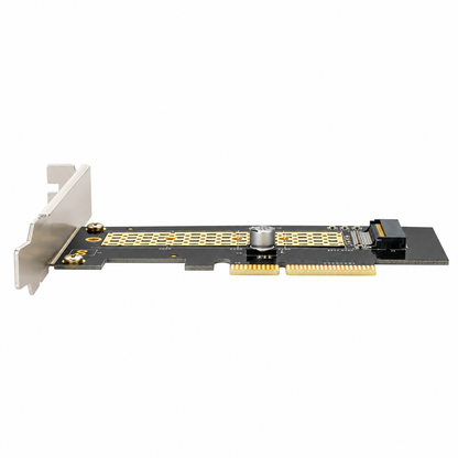 Aditron AI-DA201N 1P PCIe M.2 NVMe SSD Adapter Side Profile View -tpstech.in