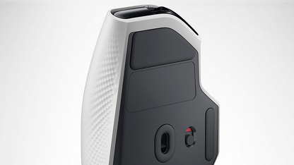 Dell Alienware AW620M RGB 26,000 DPI Optical 2.4GHz Wireless Gaming Mouse - Lunar Light