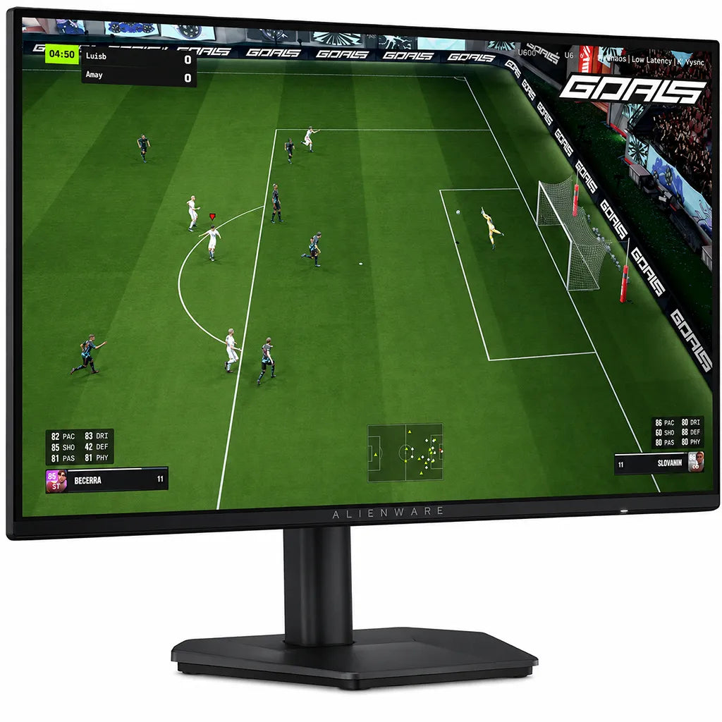 Alienware AW2726DL 27 Inch QHD 280Hz IPS Gaming Monitor front left angle view with slim bezel design -tpstech.in