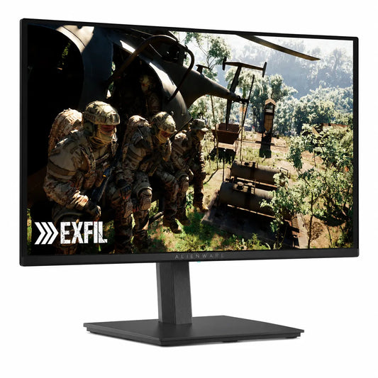 Alienware AW2726DM 27-inch QHD 240Hz QD-OLED gaming monitor front left angle view