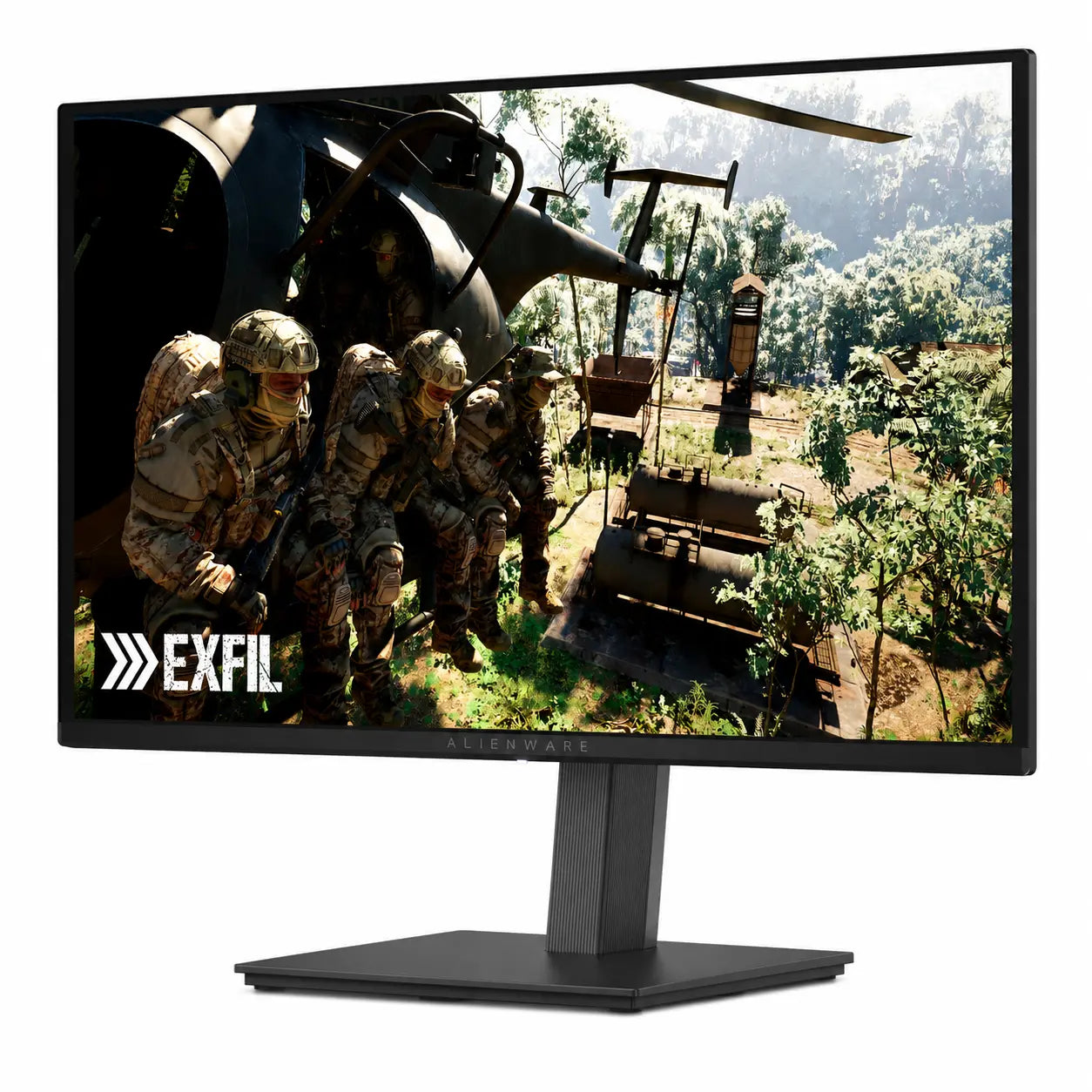 Alienware AW2726DM 240Hz QD-OLED gaming monitor front right angle product image