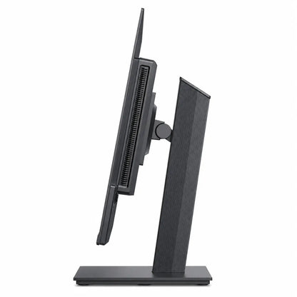 Alienware AW2726DM QD-OLED gaming monitor side view highlighting ergonomic tilt adjustment