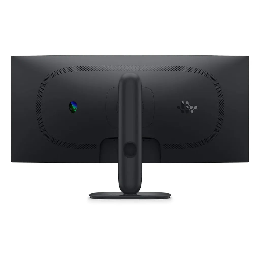 Alienware AW3426DWM 34-Inch 240Hz Ultrawide Curved Gaming Monitor full rear view with adjustable stand -tpstech.in