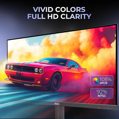 AOC 22B15H2 Full HD IPS monitor displaying vivid colors with 108% sRGB and 92% NTSC color gamut -tpstech.in