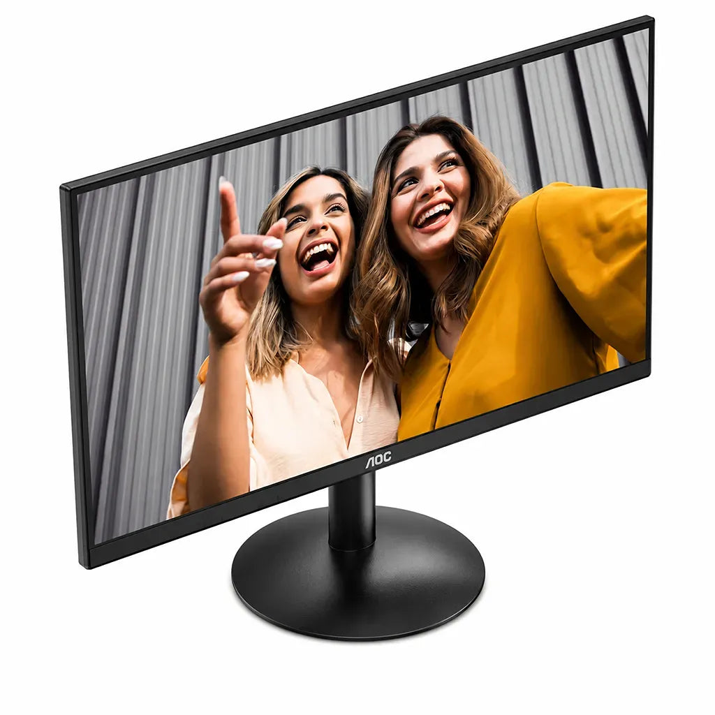 Left perspective view of AOC 22B30HM2 monitor with Full HD VA display and slim bezel design for home and office use -tpstech.in