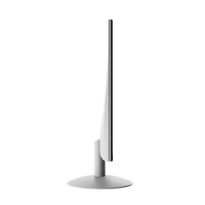 AOC 24B30H2/BW 23.8 inch Full HD monitor side profile showing slim white design and stand -tpstech.in