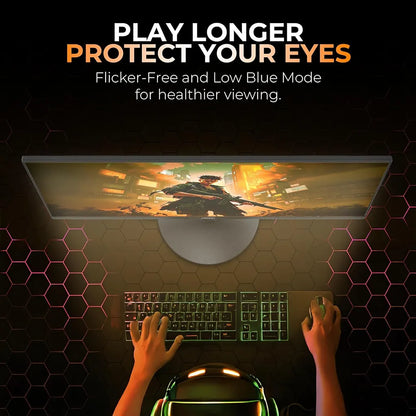 AOC 24B30HM monitor featuring Flicker-Free and Low Blue Mode for comfortable extended viewing -tpstech.in