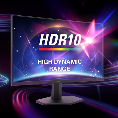 AOC 24G11ZE gaming monitor featuring HDR10 High Dynamic Range for enhanced compatible content -tpstech.in