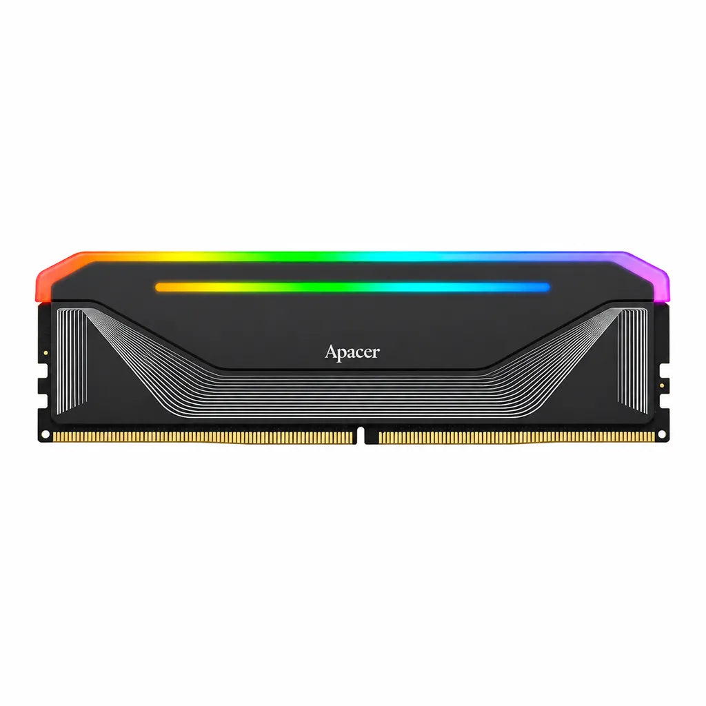 Apacer NOX RGB 16GB DDR5 6000MHz CL38 Desktop RAM Front Profile -tpstech.in