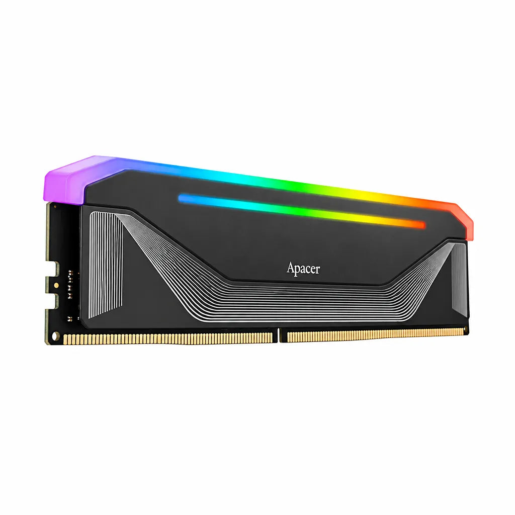 Apacer NOX RGB 16GB DDR5 6400MHz CL38 Gaming RAM for Desktop Left Side View -tpstech.in