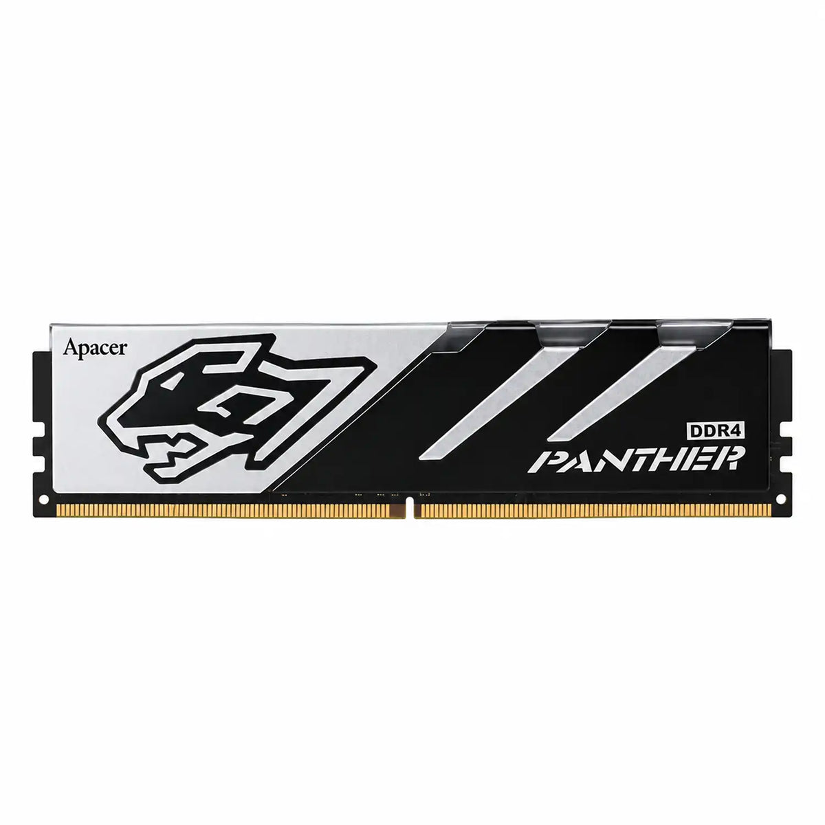 Apacer Panther 16GB DDR5 5600MHz CL40 Desktop RAM Side Profile View Showing Signature Panther Heat Sink -tpstech.in
