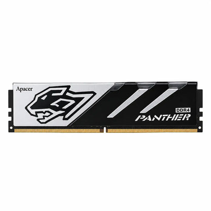 Apacer Panther 16GB DDR5 5600MHz CL40 Desktop RAM Side Profile View Showing Signature Panther Heat Sink -tpstech.in