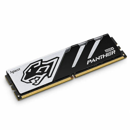 Apacer Panther 16GB DDR5 5600MHz CL40 Desktop RAM Top Down Angled View for Gaming PC Setup -tpstech.in