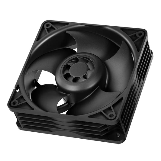 ARCTIC S12038-4K 120mm PWM server fan top angle view featuring durable 38mm frame and high airflow blade design -tpstech.in
