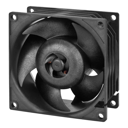 ARCTIC S8038-7K 80mm high-speed PWM server cooling fan front angled view with 4-pin connector and durable frame -tpstech.in