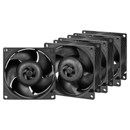ARCTIC S8038-7K 80mm 7000 RPM PWM server fan pack of 4 for reliable server chassis and workstation cooling -tpstech.in