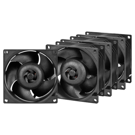 ARCTIC S8038-7K 80mm 7000 RPM PWM server fan pack of 4 for reliable server chassis and workstation cooling -tpstech.in