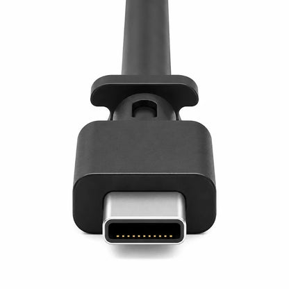Front close-up of the ASUS 200W rectangular USB pin charging connector for compatible ASUS laptops.