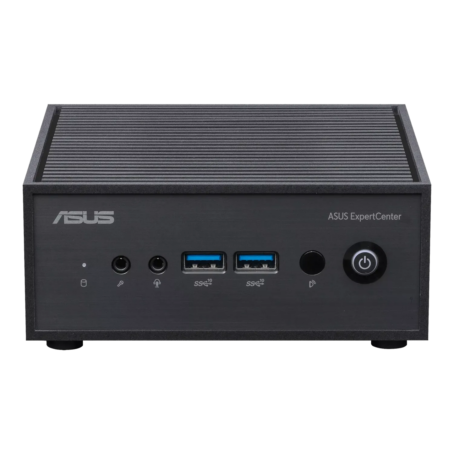 ASUS ExpertCenter PN42 Celeron N4500 Mini PC front view with USB ports and power button tpstech.in