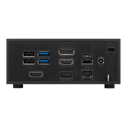 ASUS ExpertCenter PN42 Celeron N4500 Mini PC rear panel showing USB HDMI DisplayPort LAN and connectivity ports tpstech.in