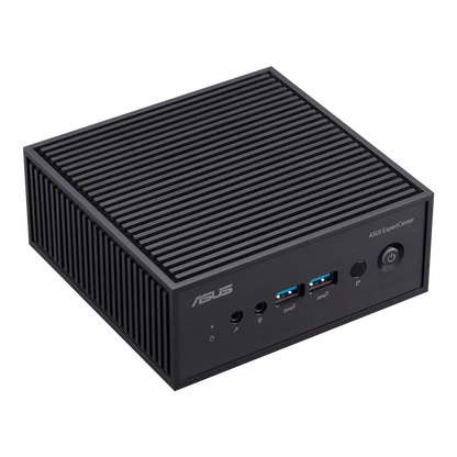 ASUS ExpertCenter PN42 Celeron N4500 Mini PC right angled view with ventilation design tpstech.in