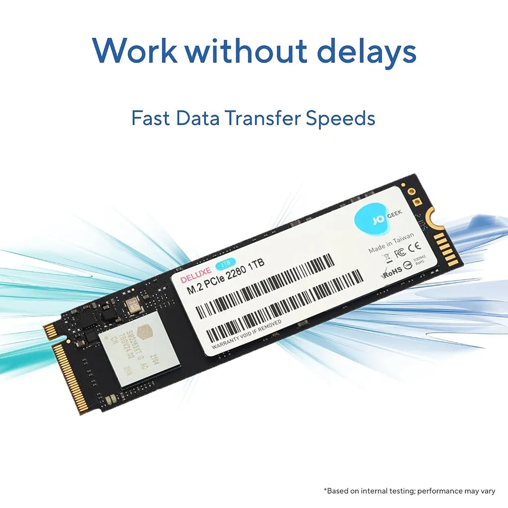 ASUS JOGEEK P4X4 1TB M.2 2280 NVMe PCIe Gen4 Internal SSD built for fast data transfer speeds and working without delays -tpstech.in