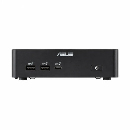 Front panel view of ASUS NUC 16 Pro Intel Core Ultra 5 325 Barebone Mini PC with USB ports and power button -tpstech.in