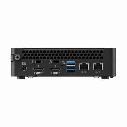 Rear IO connectivity ports of ASUS NUC 16 Pro Intel Core Ultra 5 325 Barebone Mini PC including dual LAN and HDMI -tpstech.in