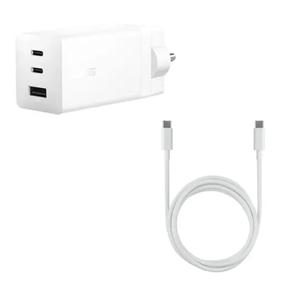 ASUS Original 100W USB-C GaN Fast Charger Adapter with 3 Ports and USB-C Cable -tpstech.in