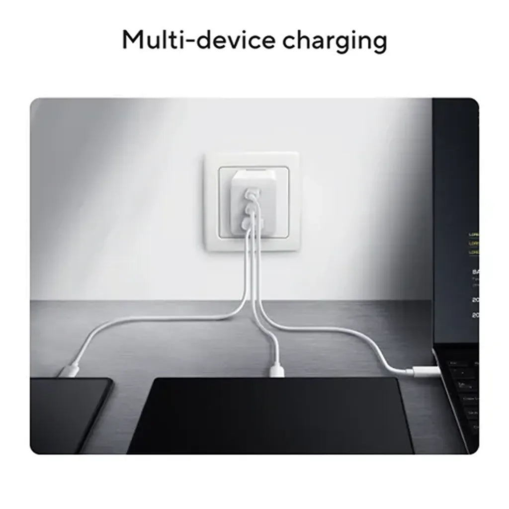 ASUS Original 100W USB-C GaN Charger Simultaneous Multi Device Charging for Laptop Tablet and Mobile -tpstech.in
