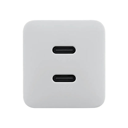 ASUS Original 65W Dual USB-C Ports Front View Showing Port C1 and C2 -tpstech.in