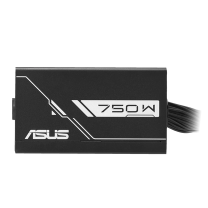 Side branding view of ASUS Prime 750B 80+ Bronze Non Modular ATX 2.0 Power Supply 750W -tpstech.in