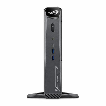 Front panel view with power button USB ports and audio jack on ASUS ROG NUC 2025 NUC15JNK Mini PC -tpstech.in