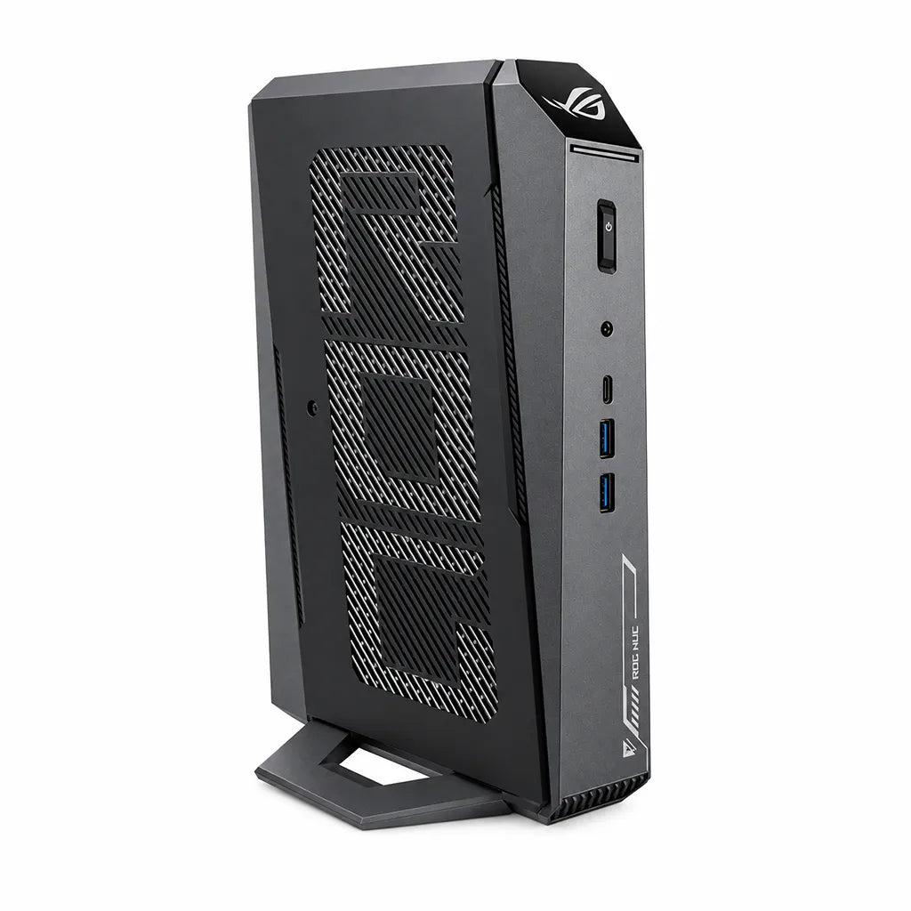Side ventilation panel and cooling intake of ASUS ROG NUC 2025 NUC15JNK Gaming Mini PC -tpstech.in