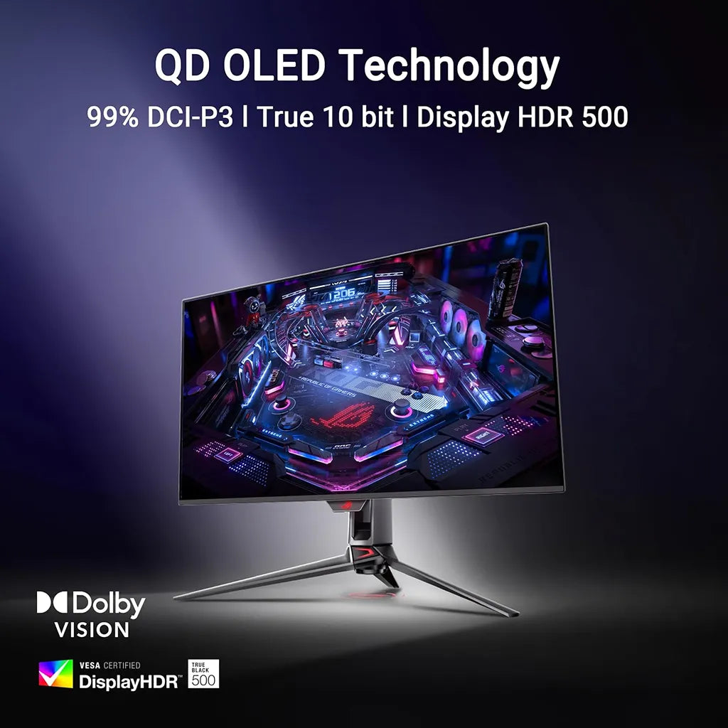 ASUS ROG PG32UCDM3 4K 240Hz QD-OLED gaming monitor with Dolby Vision and VESA DisplayHDR True Black 500 -tpstech.in