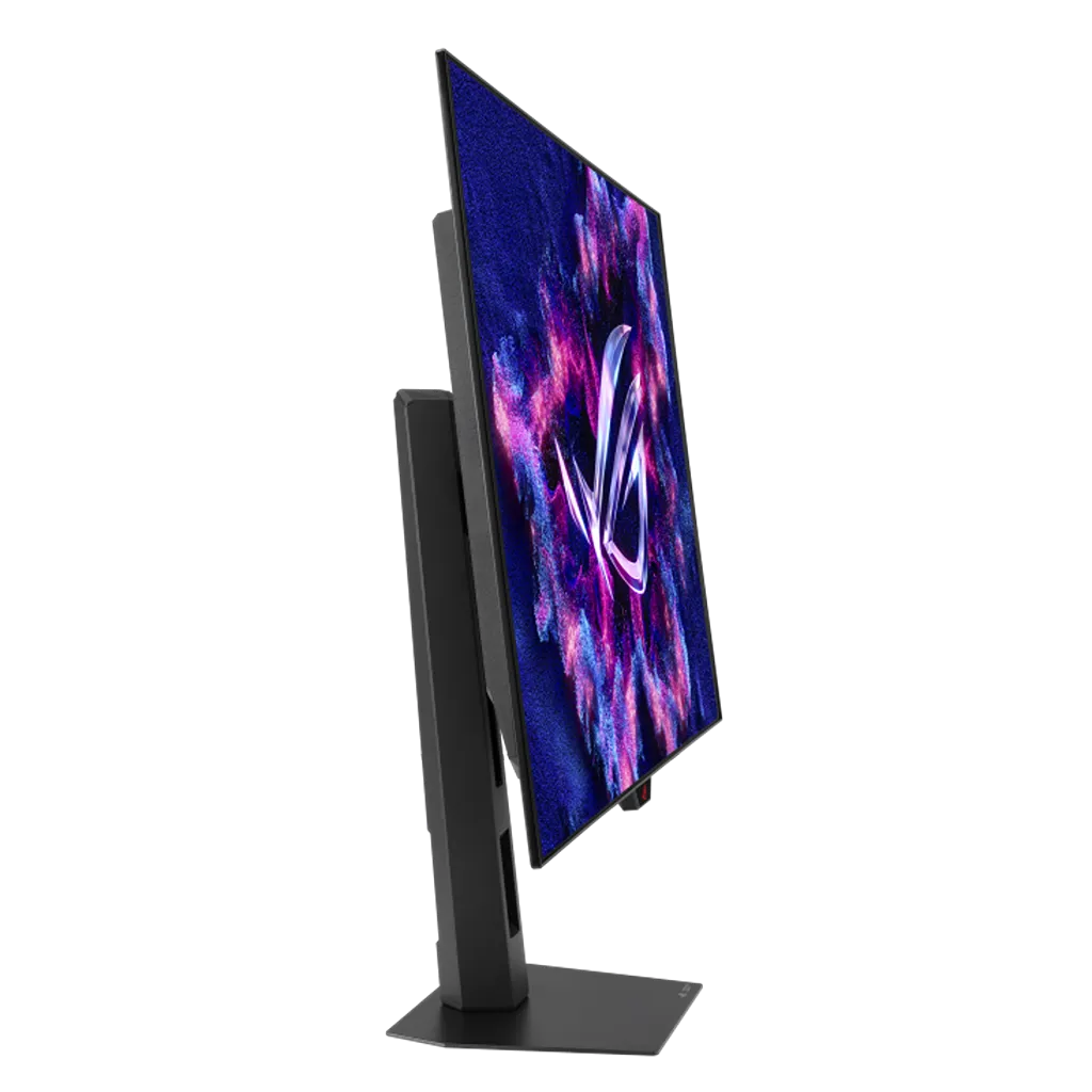 ASUS ROG Strix OLED XG32UCWG 31.5 Inch 4K Gaming Monitor side angle view showing ultra-slim panel design -tpstech.in