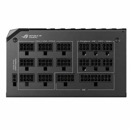 ASUS ROG Thor 1200P 1200W power supply fully modular connector panel for CPU VGA PCIe SATA and motherboard cables-tpstech.in
