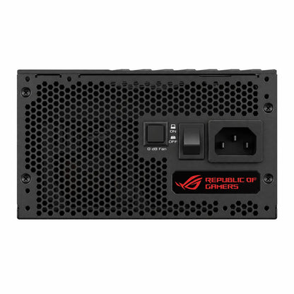ASUS ROG Thor 1200P 1200W power supply rear panel with AC input power switch and 0dB fan control-tpstech.in