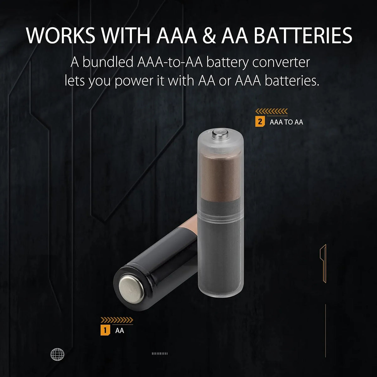 ASUS TUF Gaming M4 Wireless Dual Mode Gaming Mouse 12000 DPI Black AA and AAA Battery Support -tpstech.in