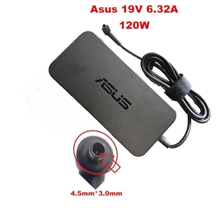 ASUS Original OEM 120W 19V 4.5mm x 3.0mm Pin Laptop Charger Adapter