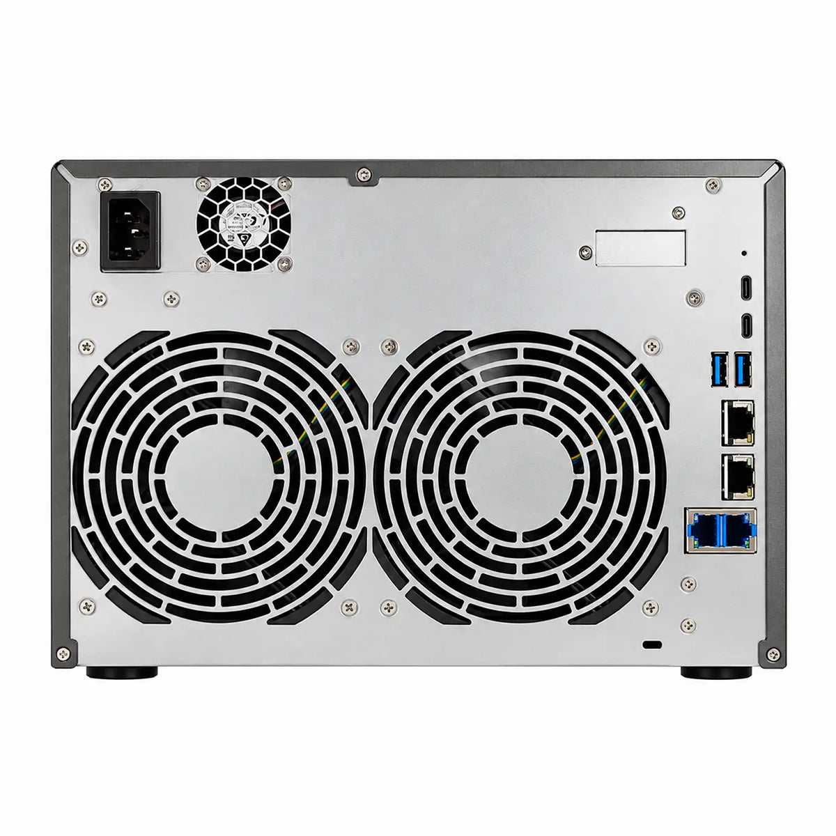 ASUSTOR LOCKERSTOR 10 Gen3 AS6810T 10-Bay NAS Storage Server Rear Panel Ports and Dual Fans -tpstech.in